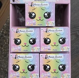 Moriah Elizabeth 5 Plushie Set Opened (Color Splash)
